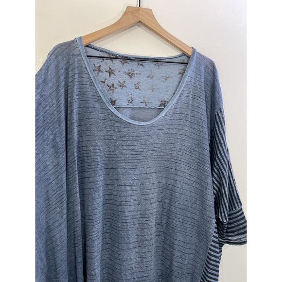 Johnny Was Pete & Greta Oversized Tunic Top XS Grunge Slouchy Boho Minimalist - Picture 5 of 15